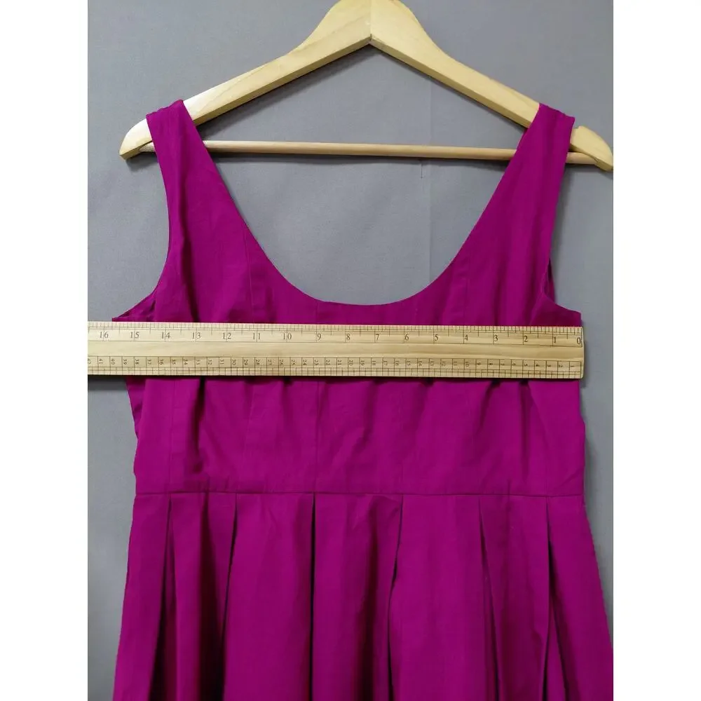 J.Crew Pink A-Line Knee Length Lined Dress Women Size 8